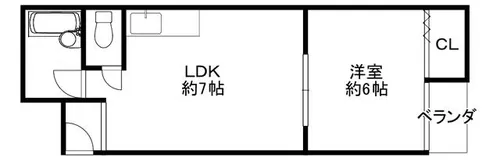 ロイヤルコート7番館【203号室】の間取り