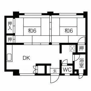 アーバン大橋【405号室】の間取り
