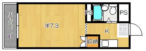 ヴィルベール桂【3階】の間取り