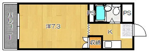 ヴィルベール桂【3階】の間取り