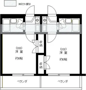 住吉第2マンション【2階】の間取り