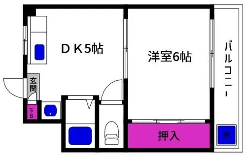住吉レジデンス【3階】の間取り