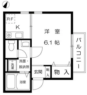 プランドール六甲【2階】の間取り