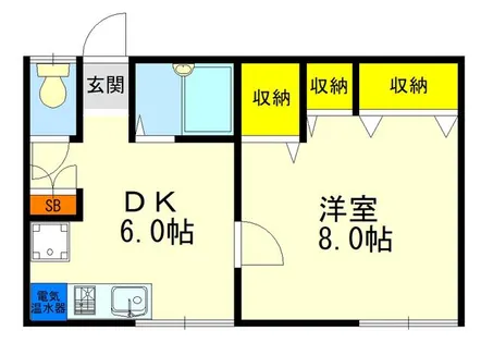 アコルデパルク中山手【2階】の間取り