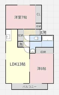 アベニール21 A【202号室】の間取り