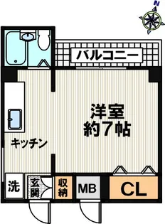 ヴィベレア日暮【501号室】の間取り