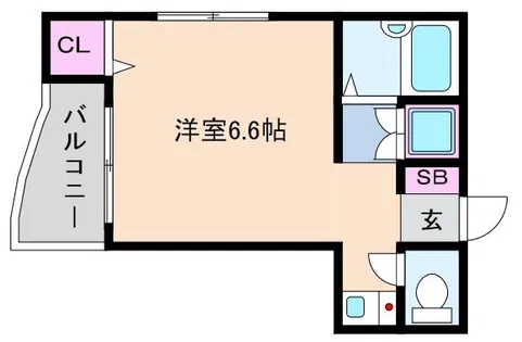 ステイシア甲南【3階】の間取り
