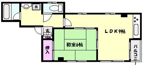 ロジェール東灘【3階】の間取り