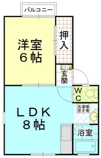 パールピア中原【1階】の間取り
