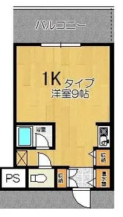 コンツェルトパーク北27【202号室】の間取り