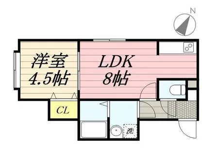 アーバンライフ菊水【0102号室】の間取り