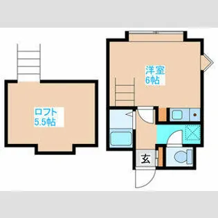 アップルハウス南郷Ⅱ【1階】の間取り