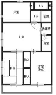 サンクレール岡本【2階】の間取り