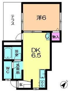 エスポワール【102号室】の間取り