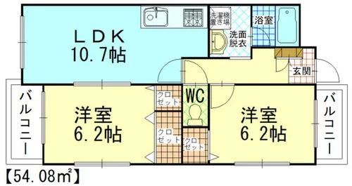 プレステージ緑ヶ丘【3階】の間取り