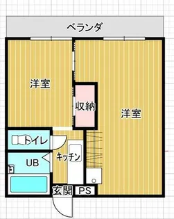 セントポーリア【1階】の間取り