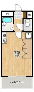 フロレスタ高次【1階】の間取り