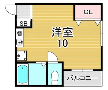 ワイズハイツ【2階】の間取り