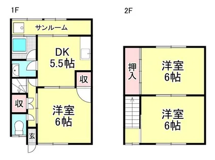 ELEMENT【C号室】の間取り