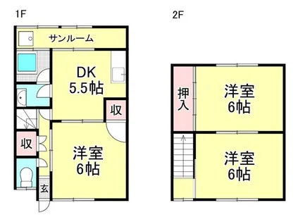 ELEMENT【C号室】の間取り