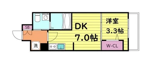 JPレジデンス大阪城東4【9階】の間取り
