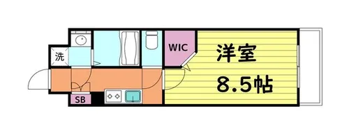JPレジデンス大阪城東4【2階】の間取り