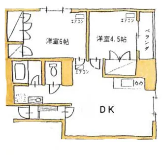 ユトリロ新川【701号室】の間取り