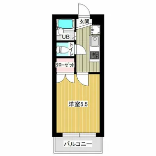 福田ハウス【3階】の間取り