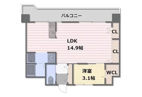 Belle Vue海老津駅前【4階】の間取り