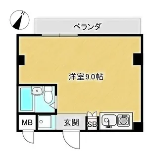ル・シェール住吉【1階】の間取り