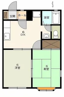 コーポコスモス【105号室】の間取り