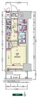 プレサンス天王寺デルニエ【2階】の間取り