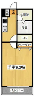 グランドメゾン【205号室】の間取り