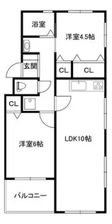 友愛ビル【406号室】の間取り