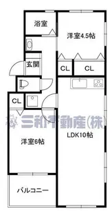 友愛ビル【4階】の間取り
