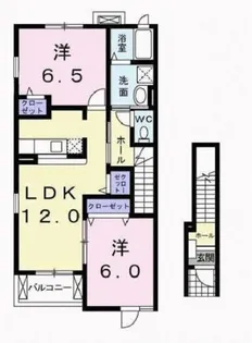 グレイスガーデン【2階】の間取り