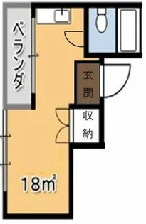 ビューシャルム湊【503号室】の間取り