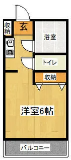 エクセルシオール高砂【410号室】の間取り
