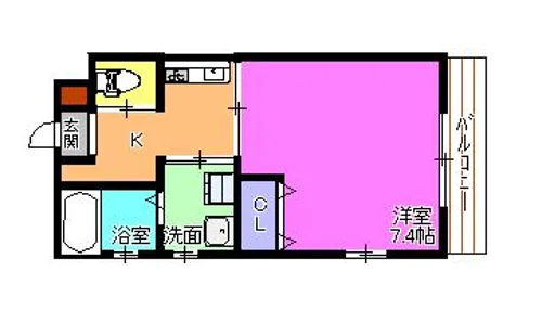 アンドローズ【3階】の間取り