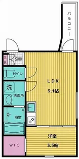 プリシェール港陽【3階】の間取り