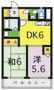 セントラル第2東園田【1階】の間取り