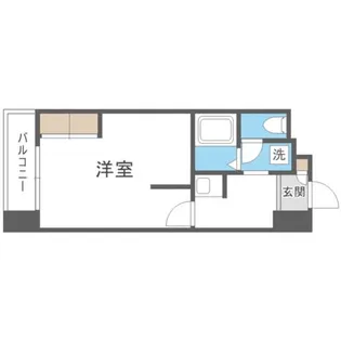 CANVASSすすきの【1104号室】の間取り