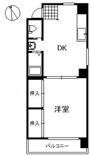 アクセスコート【3A号室】の間取り