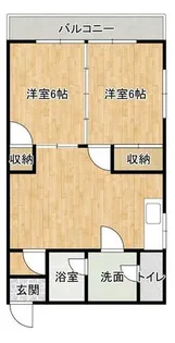 アレックス七福ビル【3階】の間取り