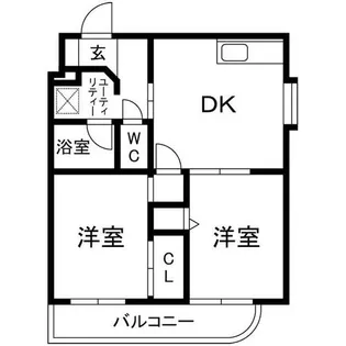 アヴァンティイン伏見【1階】の間取り
