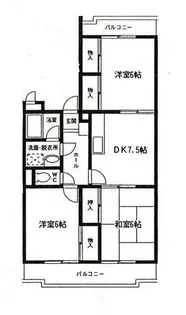 レジデンス曙【307号室】の間取り