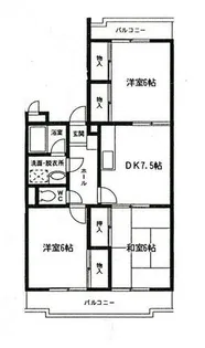 レジデンス曙【307号室】の間取り
