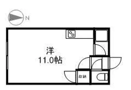 イースタンビル【0102号室】の間取り