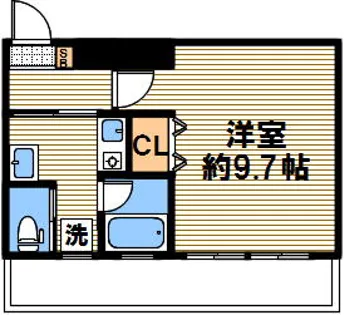 コンフォート春日野【602号室】の間取り