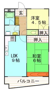 KMハウス【3階】の間取り